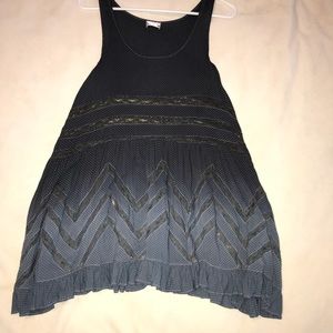 Voile and Lace Trapeze Slip Ombre Ombré Custom Dye